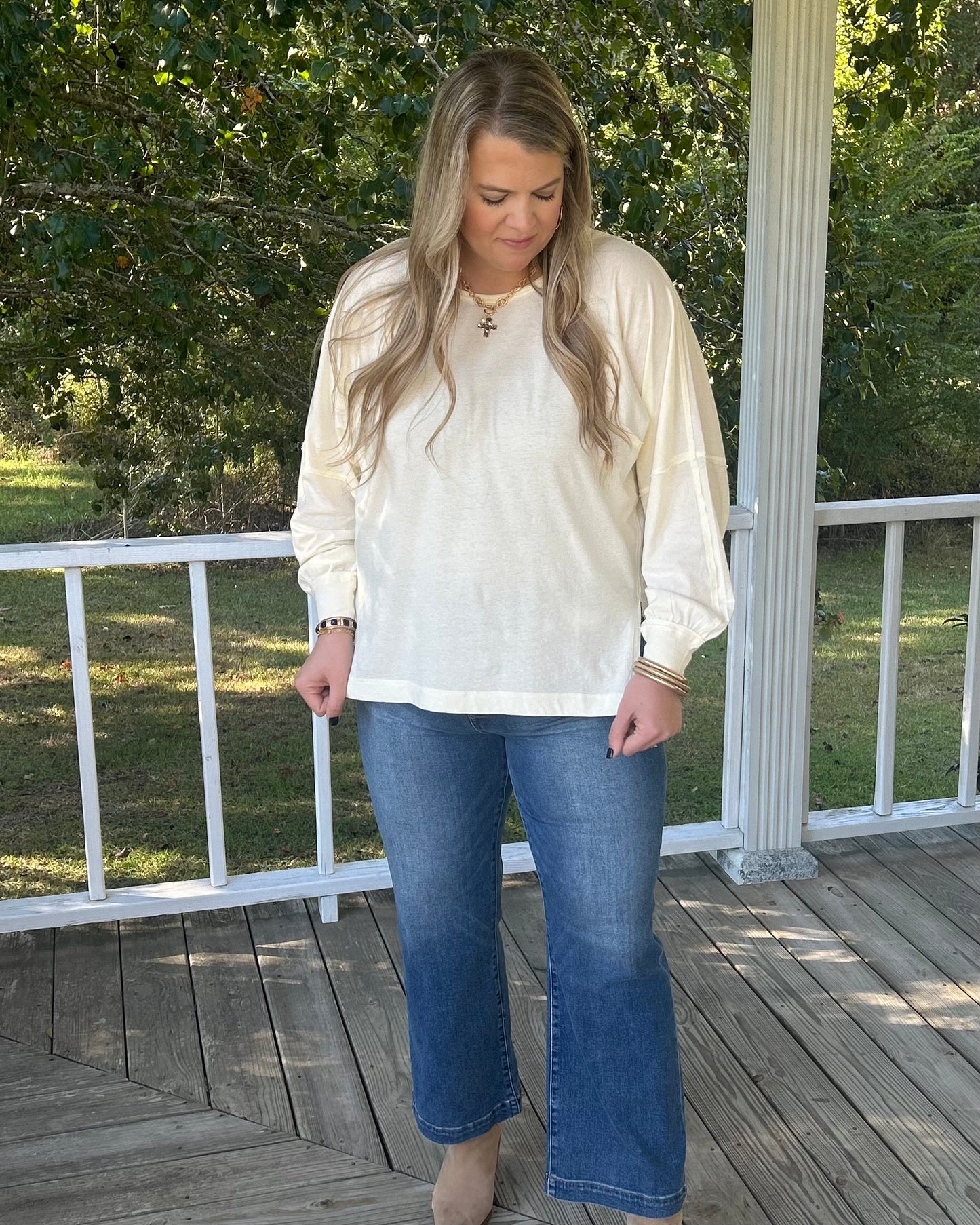 The Francine Top - Cream