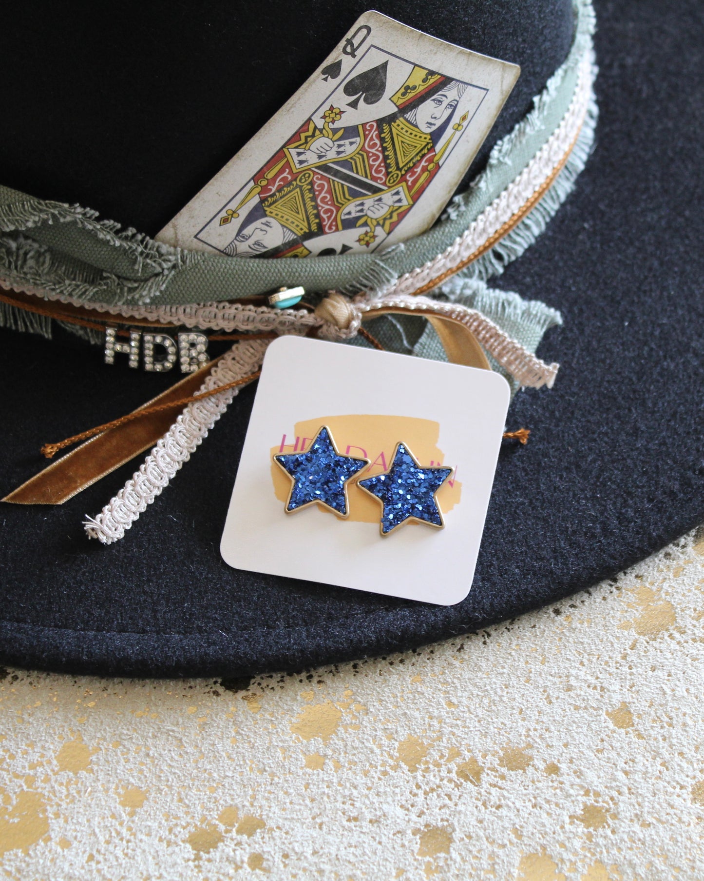 The Blue Star Stud Earring