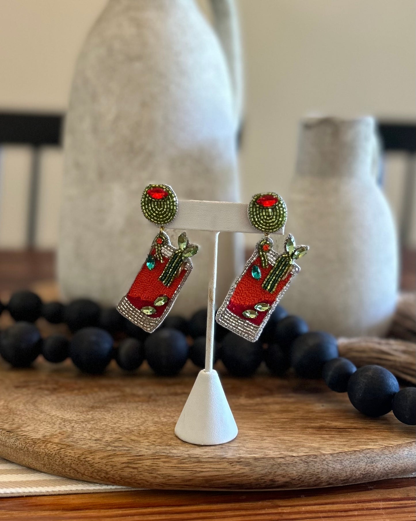 Girls Night Out Martini Earrings