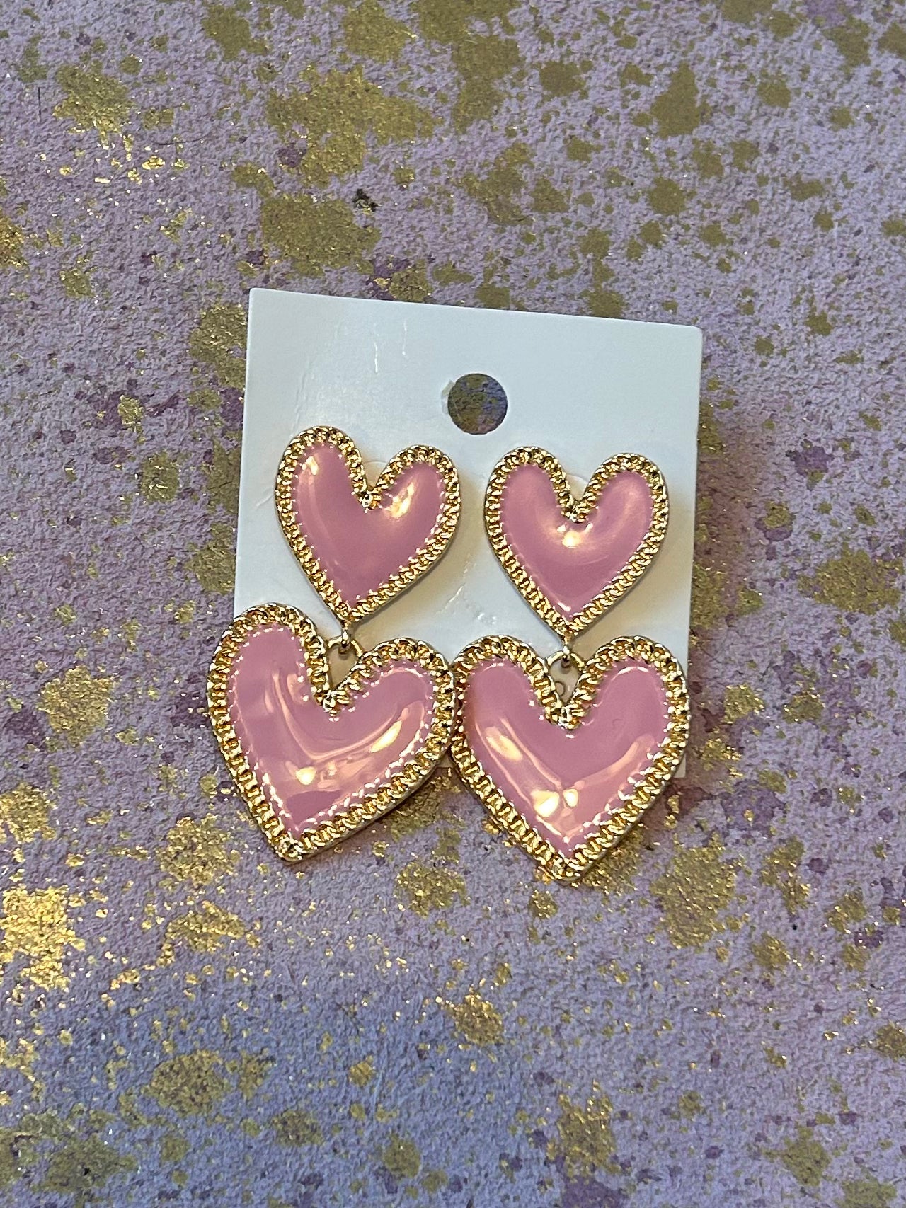 Pink Love Earrings