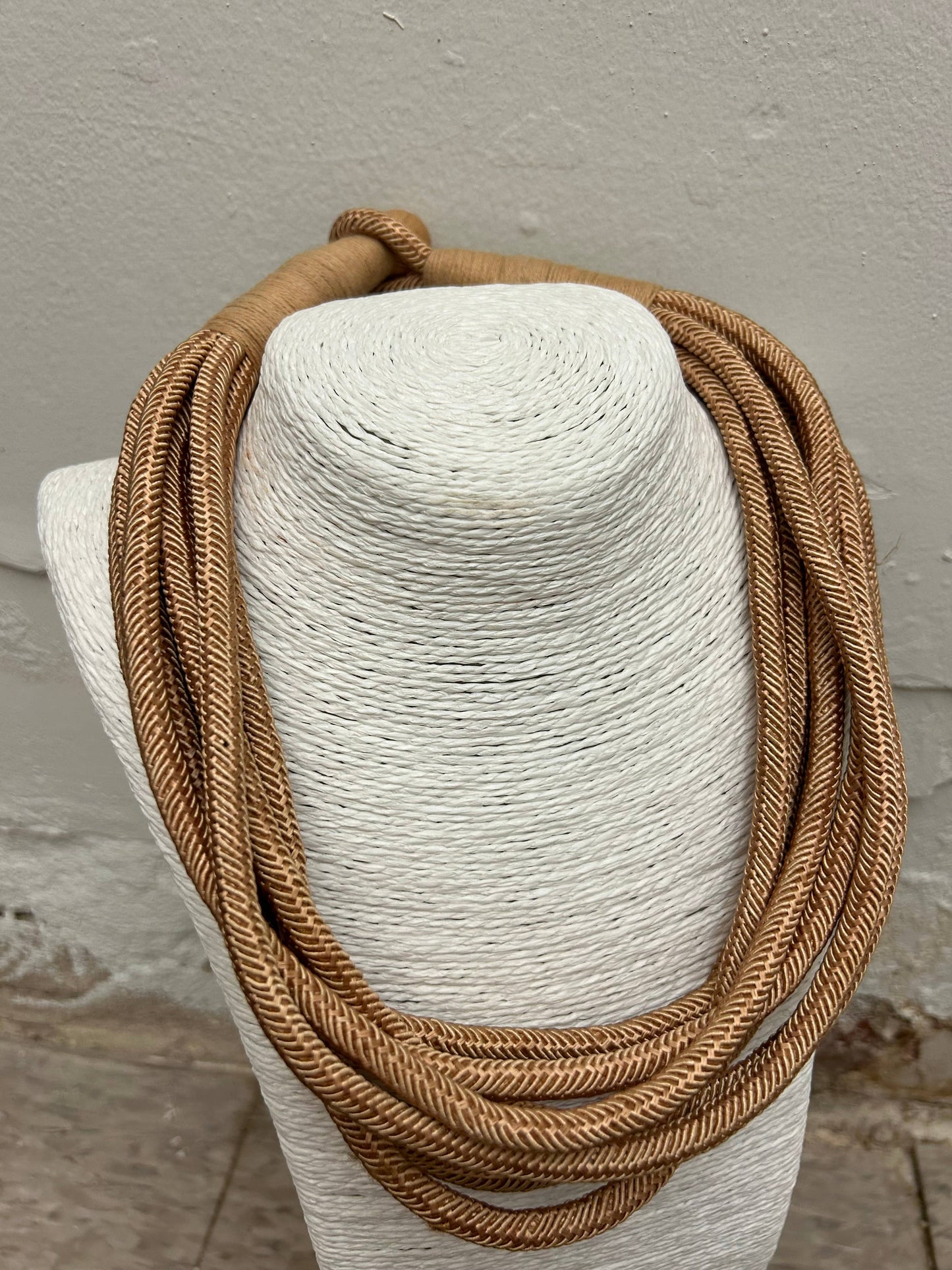 Original Statement Necklace - Tan