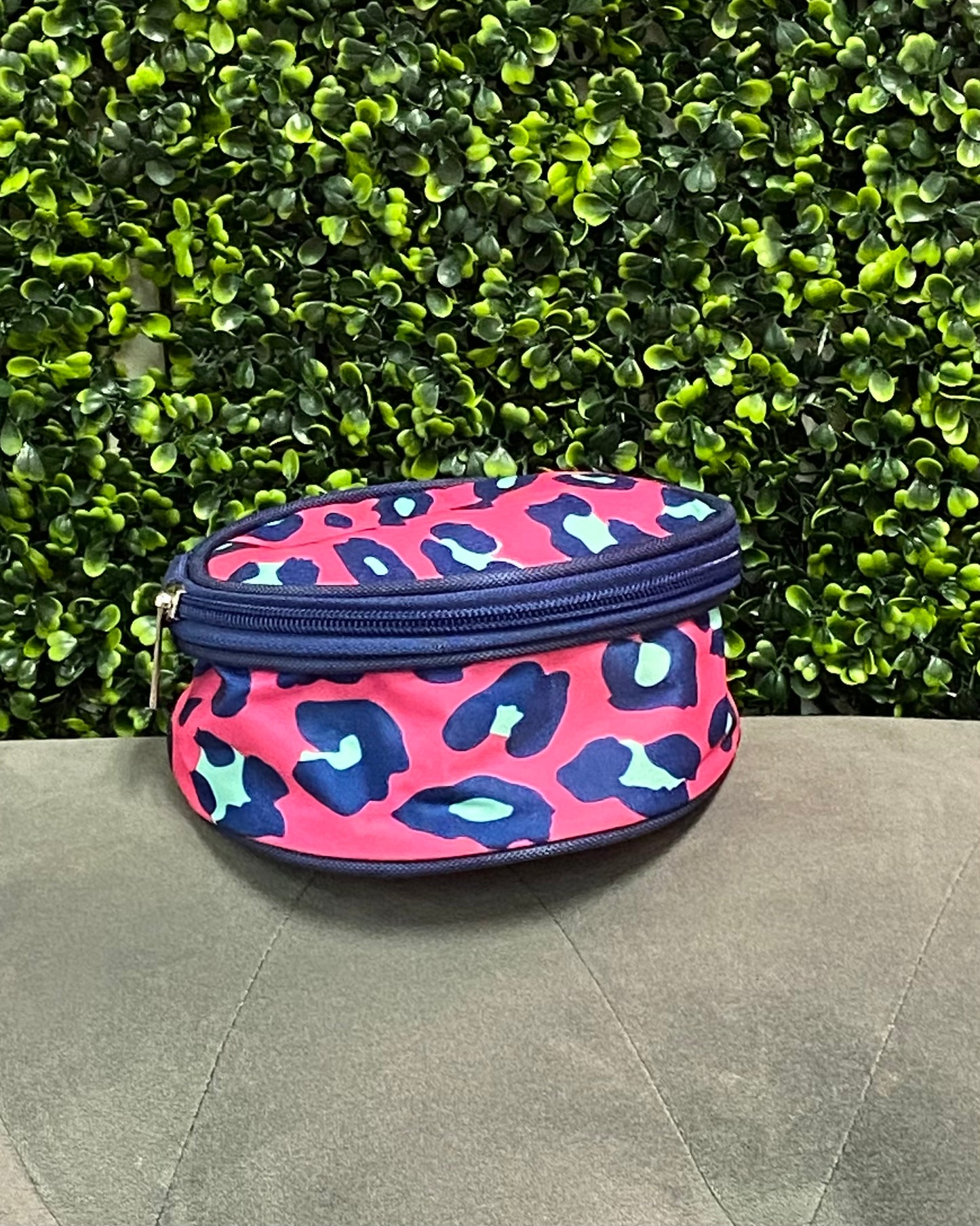 Hot Pink Leopard Jewelry Case