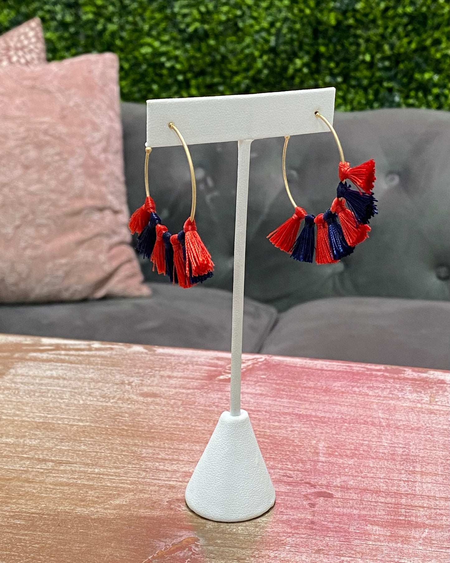 Hotty Toddy Tassel Earrings