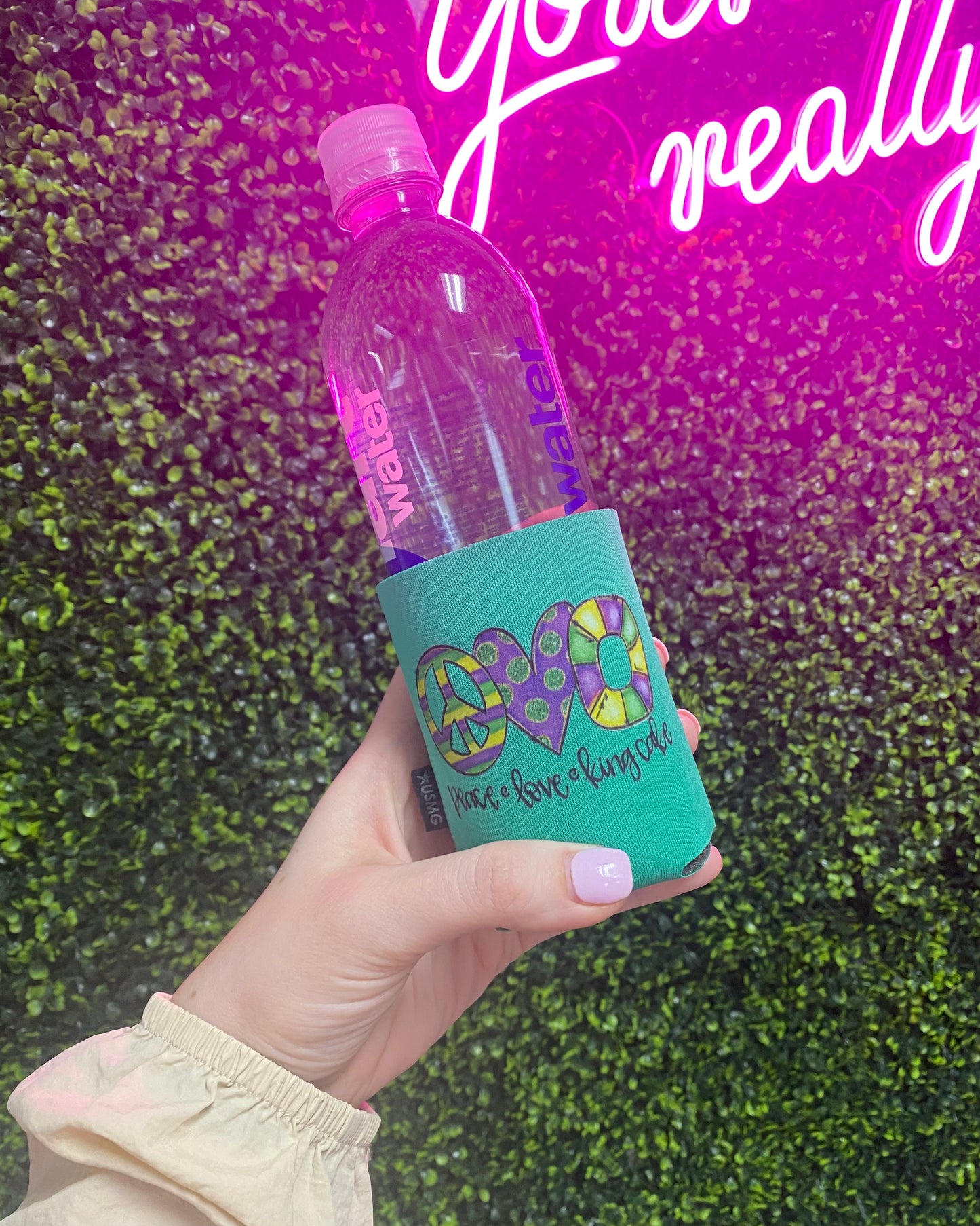Mardi Gras Koozie
