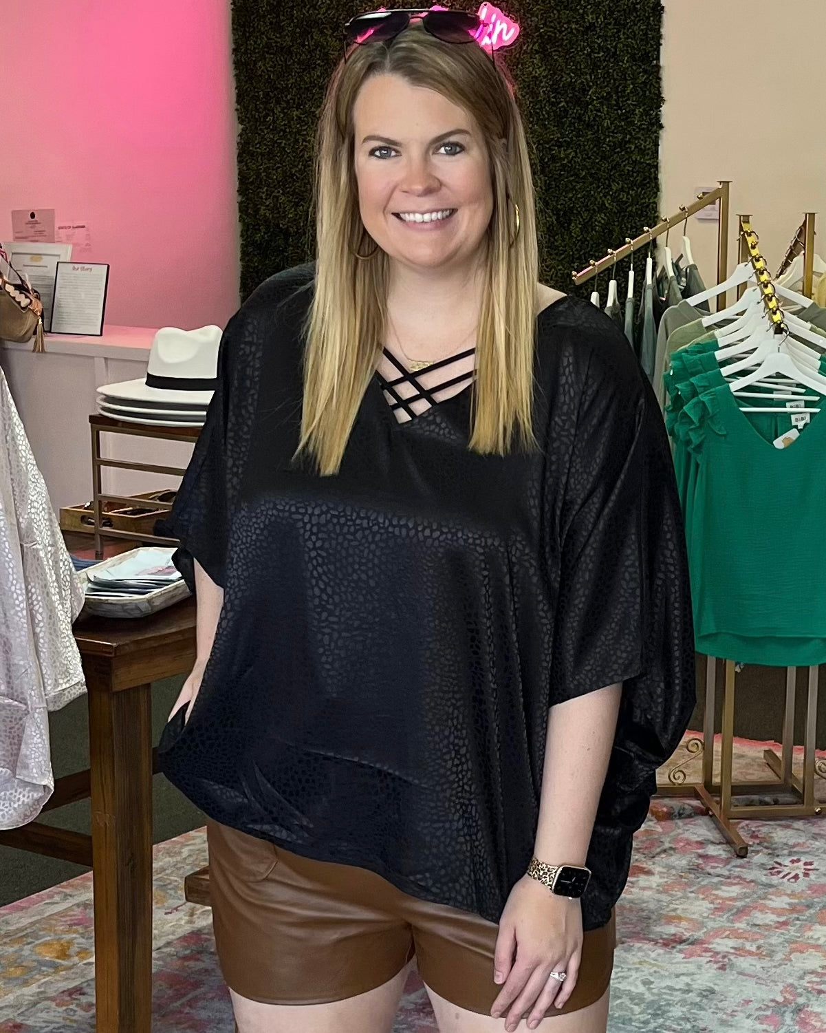 The Ansley Top - Black