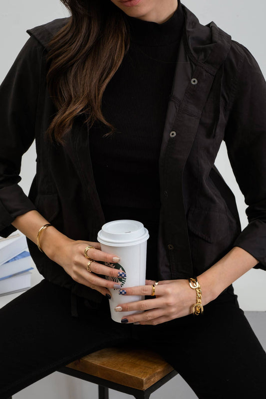 Zip Up Hooded Jacket