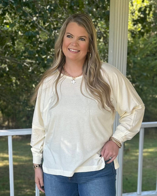 The Francine Top - Cream