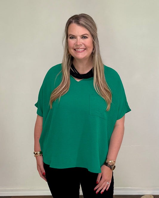 The Darlin Top - Kelly Green