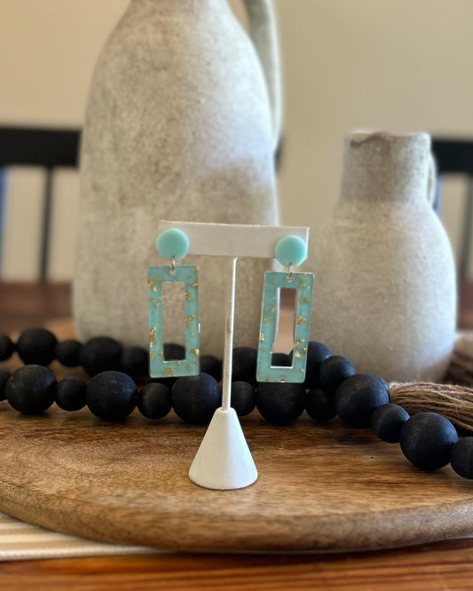 The Daci Earrings - Light Blue
