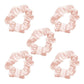 Satin Sleep Scrunchies - Blush
