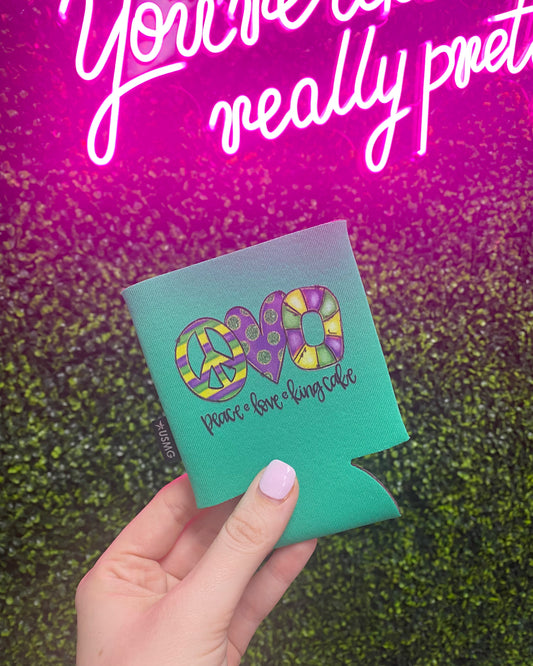 Mardi Gras Koozie