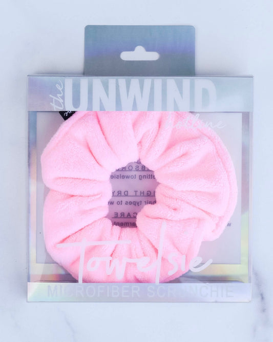 Towelsie - Microfiber Scrunchie - Light Pink
