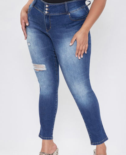 Button Fly Denim Jeans